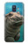 S3871 mignon, bébé, hippopotame, hippopotame Etui Coque Housse pour Samsung Galaxy A6 (2018)