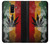 S3890 Drapeau Rasta Reggae Fumée Etui Coque Housse pour Samsung Galaxy A6 (2018)