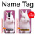 S3870 Mignon bébé lapin Etui Coque Housse pour Samsung Galaxy A6+ (2018), J8 Plus 2018, A6 Plus 2018