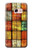 S3861 Bloc de conteneur coloré Etui Coque Housse pour Samsung Galaxy A3 (2017)
