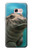S3871 mignon, bébé, hippopotame, hippopotame Etui Coque Housse pour Samsung Galaxy A3 (2017)