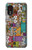 S3879 Griffonnage de musique rétro Etui Coque Housse pour Samsung Galaxy Xcover 5