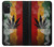 S3890 Drapeau Rasta Reggae Fumée Etui Coque Housse pour Samsung Galaxy M52 5G