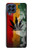 S3890 Drapeau Rasta Reggae Fumée Etui Coque Housse pour Samsung Galaxy M53