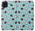 S3860 Motif à pois de noix de coco Etui Coque Housse pour Samsung Galaxy M22