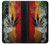 S3890 Drapeau Rasta Reggae Fumée Etui Coque Housse pour Samsung Galaxy Z Fold 3 5G