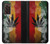 S3890 Drapeau Rasta Reggae Fumée Etui Coque Housse pour Samsung Galaxy Z Fold2 5G