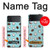 S3860 Motif à pois de noix de coco Etui Coque Housse pour Samsung Galaxy Z Flip 3 5G