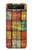 S3861 Bloc de conteneur coloré Etui Coque Housse pour Samsung Galaxy Z Flip 5G