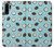 S3860 Motif à pois de noix de coco Etui Coque Housse pour Huawei P30 Pro