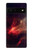 S3897 Espace nébuleuse rouge Etui Coque Housse pour Google Pixel 6