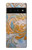 S3875 Tapis vintage en toile Etui Coque Housse pour Google Pixel 6 Pro