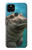 S3871 mignon, bébé, hippopotame, hippopotame Etui Coque Housse pour Google Pixel 4a 5G