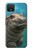 S3871 mignon, bébé, hippopotame, hippopotame Etui Coque Housse pour Google Pixel 4 XL
