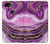 S3896 Stries d'or en marbre violet Etui Coque Housse pour Google Pixel 3a XL