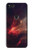 S3897 Espace nébuleuse rouge Etui Coque Housse pour Google Pixel 2