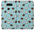 S3860 Motif à pois de noix de coco Etui Coque Housse pour LG V30, LG V30 Plus, LG V30S ThinQ, LG V35, LG V35 ThinQ