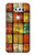 S3861 Bloc de conteneur coloré Etui Coque Housse pour LG V30, LG V30 Plus, LG V30S ThinQ, LG V35, LG V35 ThinQ