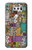 S3879 Griffonnage de musique rétro Etui Coque Housse pour LG V30, LG V30 Plus, LG V30S ThinQ, LG V35, LG V35 ThinQ