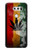 S3890 Drapeau Rasta Reggae Fumée Etui Coque Housse pour LG V30, LG V30 Plus, LG V30S ThinQ, LG V35, LG V35 ThinQ