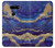 S3906 Marbre violet bleu marine Etui Coque Housse pour LG V30, LG V30 Plus, LG V30S ThinQ, LG V35, LG V35 ThinQ