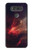 S3897 Espace nébuleuse rouge Etui Coque Housse pour LG V20