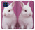 S3870 Mignon bébé lapin Etui Coque Housse pour Motorola One 5G