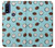 S3860 Motif à pois de noix de coco Etui Coque Housse pour Motorola G Pure