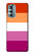 S3887 Drapeau de la fierté lesbienne Etui Coque Housse pour Motorola Moto G Stylus 5G (2022)