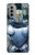 S3864 Templier Médiéval Chevalier Armure Lourde Etui Coque Housse pour Motorola Moto G51 5G