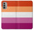 S3887 Drapeau de la fierté lesbienne Etui Coque Housse pour Motorola Moto G51 5G