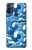 S3901 Vagues esthétiques de l'océan de tempête Etui Coque Housse pour Motorola Moto G50