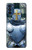 S3864 Templier Médiéval Chevalier Armure Lourde Etui Coque Housse pour Motorola Moto G41
