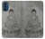 S3873 Dessin au trait Bouddha Etui Coque Housse pour Motorola Moto G41