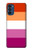 S3887 Drapeau de la fierté lesbienne Etui Coque Housse pour Motorola Moto G41