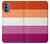 S3887 Drapeau de la fierté lesbienne Etui Coque Housse pour Motorola Moto G31