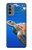 S3898 Tortue de mer Etui Coque Housse pour Motorola Moto G31