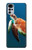 S3899 Tortue de mer Etui Coque Housse pour Motorola Moto G22