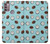 S3860 Motif à pois de noix de coco Etui Coque Housse pour Motorola Moto G30, G20, G10