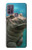 S3871 mignon, bébé, hippopotame, hippopotame Etui Coque Housse pour Motorola Moto G10 Power