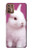 S3870 Mignon bébé lapin Etui Coque Housse pour Motorola Moto G9 Plus