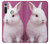 S3870 Mignon bébé lapin Etui Coque Housse pour Motorola Moto G8