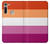 S3887 Drapeau de la fierté lesbienne Etui Coque Housse pour Motorola Moto G8