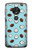 S3860 Motif à pois de noix de coco Etui Coque Housse pour Motorola Moto G7 Play