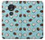 S3860 Motif à pois de noix de coco Etui Coque Housse pour Motorola Moto G7 Play