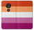 S3887 Drapeau de la fierté lesbienne Etui Coque Housse pour Motorola Moto G7 Play