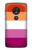 S3887 Drapeau de la fierté lesbienne Etui Coque Housse pour Motorola Moto G7 Power