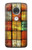 S3861 Bloc de conteneur coloré Etui Coque Housse pour Motorola Moto G7, Moto G7 Plus