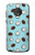 S3860 Motif à pois de noix de coco Etui Coque Housse pour Motorola Moto G6