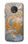 S3875 Tapis vintage en toile Etui Coque Housse pour Motorola Moto G6